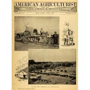   Farming Turkestan Covered Horse Drawn Wagon   Original Cover: Home