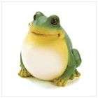 Adorable Glowing Belly Frog Solar Light 6 1/8