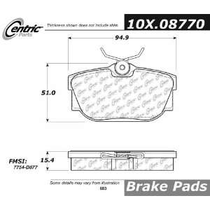  Centric Parts, 100.08770, OEM Brake Pads Automotive