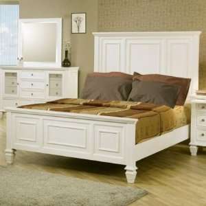  201301Q Sandy Beach White Bed by Coaster Co Queen