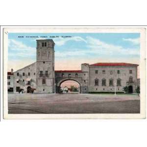    Reprint Main entrance, Coral Gables, Florida