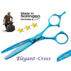 ELEGANT SOLINGEN Hairdressing Scissor/Thinner CROSS Made in Germany 6 