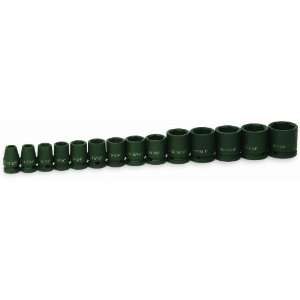   37904 14 Piece 1/2 Inch Drive Shallow 6 Point Impact Socket Set