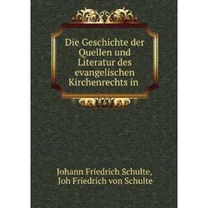   in . Joh Friedrich von Schulte Johann Friedrich Schulte Books