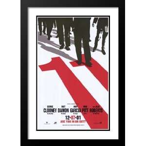  Oceans Eleven 20x26 Framed and Double Matted Movie Poster 