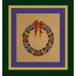  Holiday Wreath   Cross Stitch Pattern Arts, Crafts 