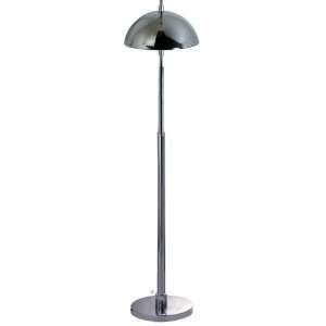  Polished Chrome with Dome Floor Lamp
