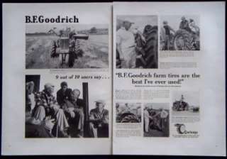 1958 B.F. Goodrich Farm Tires Smileage Magazine Ad  
