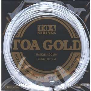  Toalson TOA Gold 16G Tennis String Color Gold