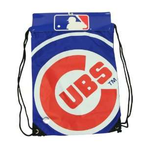 Chicago Cubs Large Logo Cinch Bag (13 x 17): Sports 