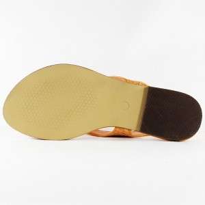 Womens Slingback Thong Sandals,Shoes,Orange 10US/41EU  