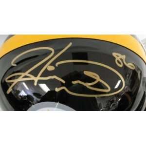  Signed Hines Ward Helmet   Black F S JSA   Autographed NFL 