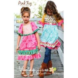  Vintage Jane Dress/Top Pattern Sizes Toddler 2 5 and 