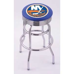  New York Islanders 25 Double ring swivel bar stool with 