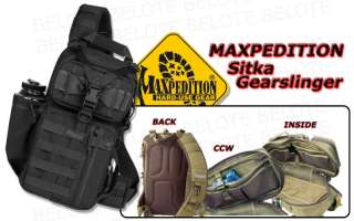Maxpedition 0431 Sitka Gearslinger Backpack BLACK 0431B  