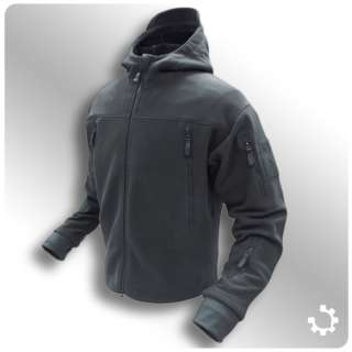 Condor Tactical Sierra Hooded Fleece Jacket   Black  