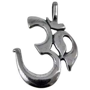  Sterling Silver OM Symbol Pendant Hindu New Age: Jewelry