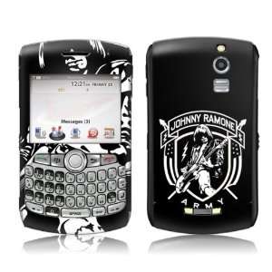   Curve  8330  Johnny Ramone Army  Crest Skin Cell Phones & Accessories