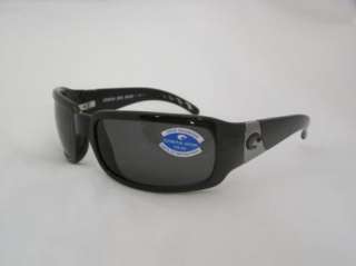 Costa Del Mar CIN Sunglasses POLARIZED Black 400 lightwave lenses NEW 