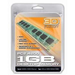   1GB PC2 4200 533MHZ DDR2 240pin DIMM Desktop Memory Electronics