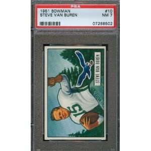  1951 Bowman #10 Steve Van Buren Philadelphia Eagles 