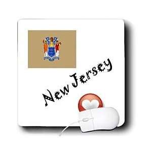   State Flags for the USA   I Love New Jersey   Mouse Pads Electronics