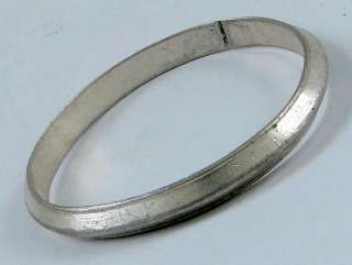 vintage sterling silver sikh kada bangle bracelet jewel  