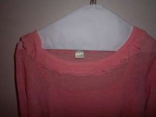 Sigrid Olsen Sheer Apricot Sweater W/ Tank NWOT Size M Womens  