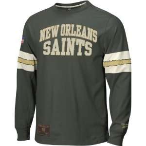  New Orleans Saints Youth Long Sleeve Jersey Crew: Sports 