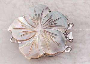 wholesale 1 pcs gp base inlay shell flower Jewelry Clas  