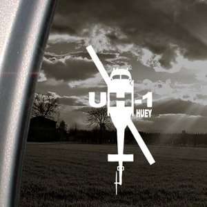  UH 1 Huey Iroquois Helicopter Decal Window Sticker 