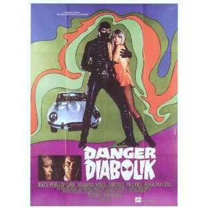  Danger Diabolik (1968) 27 x 40 Movie Poster Italian Style 