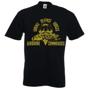  Airborne commandos T Shirt IDF Israeli Army zahal L Large 