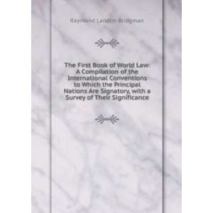   Signatory, with a Survey of Their Significance Raymond Landon