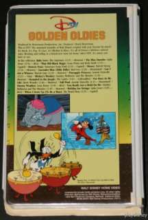 Disney White Vintage DTV Golden Oldies VHS 707VS RARE  