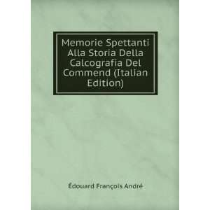   Del Commend (Italian Edition) Ã?douard FranÃ§ois AndrÃ© Books