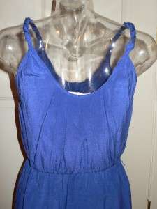 Rebecca Taylor Cobalt Blue Sparkle Tie Silk Dress NWT 2  