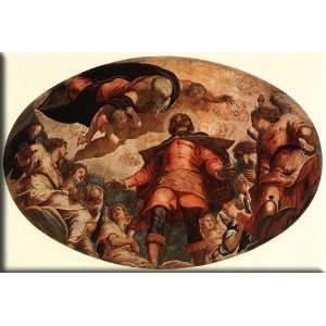   of St Roch 16x11 Streched Canvas Art by Tintoretto, Jacopo Robusti