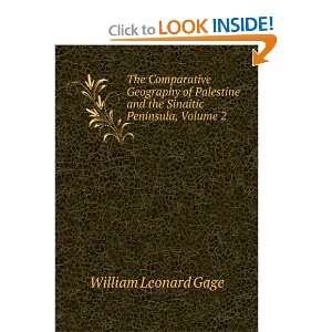   and the Sinaitic Peninsula, Volume 2 William Leonard Gage Books