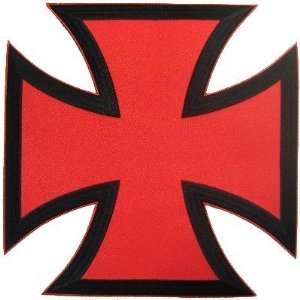  PATCH RED CHOPPER IRON CROSS For Biker Vest Patch!: Everything Else