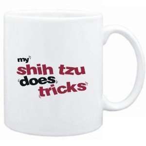    Mug White  MY Shih Tzu DOES TRICKS  Dogs: Sports & Outdoors