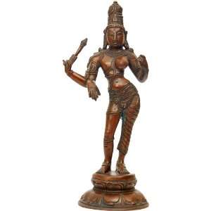  Ardhanarishvara (Shiva Shakti)   Brass Sculpture
