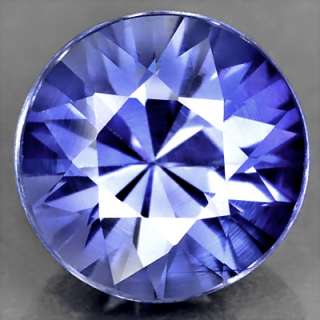 ONLY $0.99/1pc 2.5m ROUND NATURAL VIOLET BLUE TANZANITE  