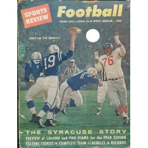  Johnny Unitas 1960 Football Magazine Sports Collectibles
