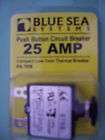 BLUE SEA PUSH BUTTON CIRCUIT BREAKER 25 AMP ITEM # 7058