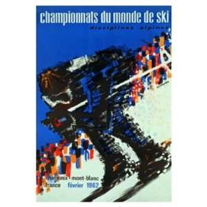  Chamonix World Championships   Poster by Constantin 