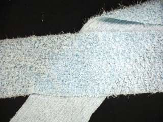 SOFT Blue Faux Fur Eyelash Fabric Trim 4wide  6 YARDS!  