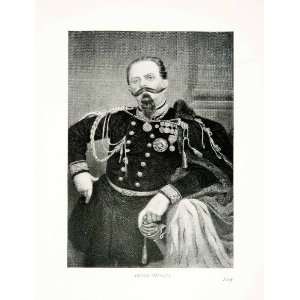  1902 Print Italy King Victor Emmanuel Military Uniform 