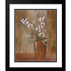  Vivian Flasch Framed and Double Matted Art 25x29 Orchid 