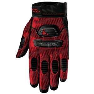  SCORPION COOL HAND MESH GLOVES (SMALL) (RED) Automotive